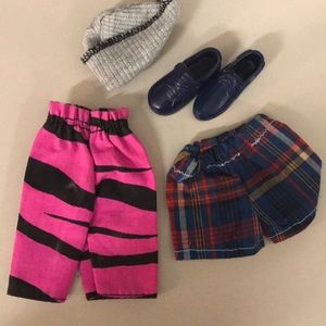 BARBIE BUNDLE: Ken shorts, hat and shoes